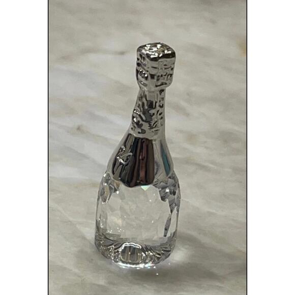 Swarovski crystal champagne bottle